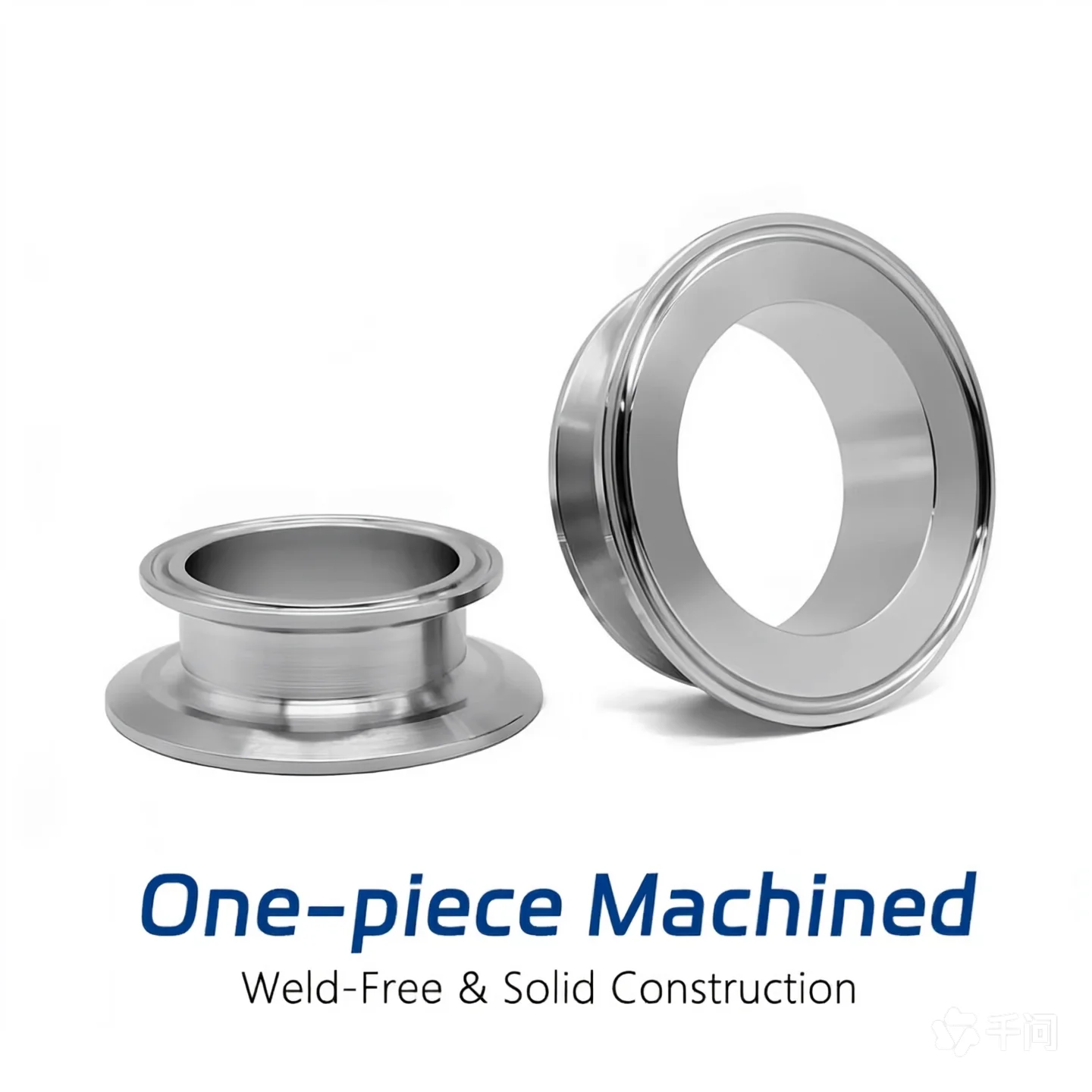 1.5 "2" 2.5 "3" 4 "SS304 Sanitary Tri Clamp Reducer End Cover Flange OD 50.5mm 64mm 77.5mm 119mm Ferrule Homebrew Pipe Fitting