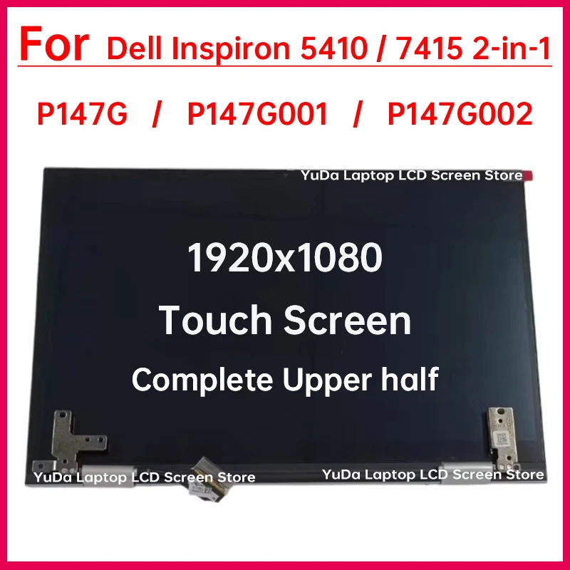 

14" Touch Screen For Dell Inspiron 5410 7415 2-in-1 P147G P147G001 P147G002 LCD Display assembly Replacement Complete Upper half