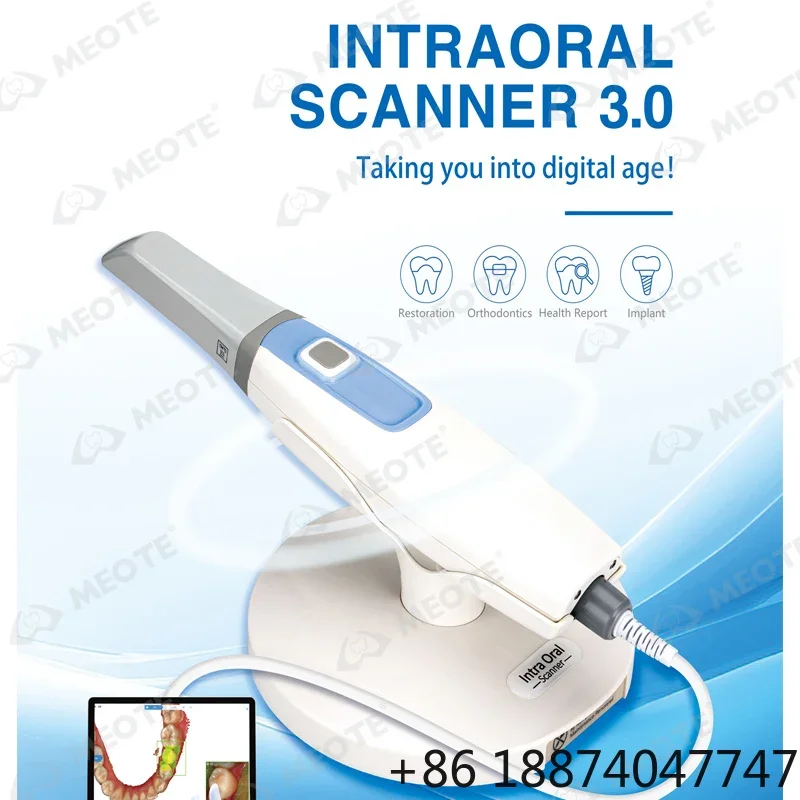 Unidade de scanner intraoral 3D dental Foshan Meite para sistema de imagem digital/máquina portátil de scanner dental para digitalização oral