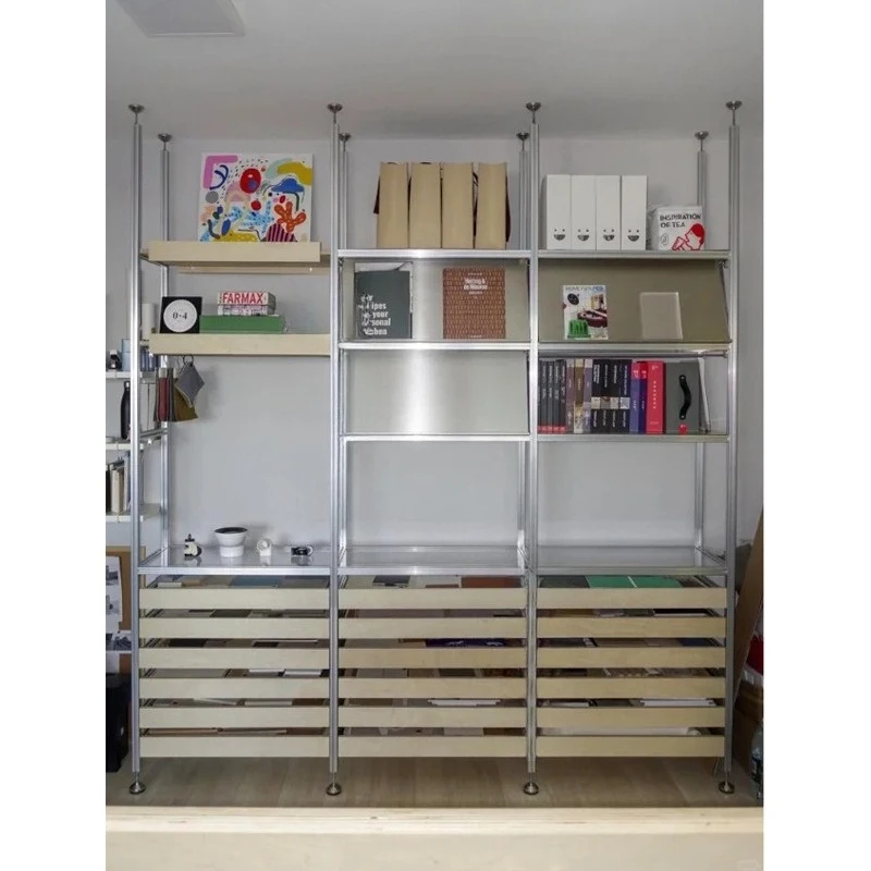 

Aluminum profile rack, upright multi-layer marine panel floor display and storage