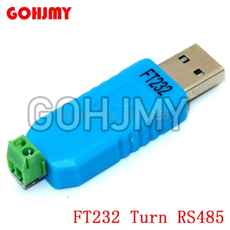 Adaptador convertidor USB a RS485 CH340 / PL2303 / FT232RL 485, compatible con Win7 XP Vista Linux Mac OS WinCE5.0, 1 unidad por lote