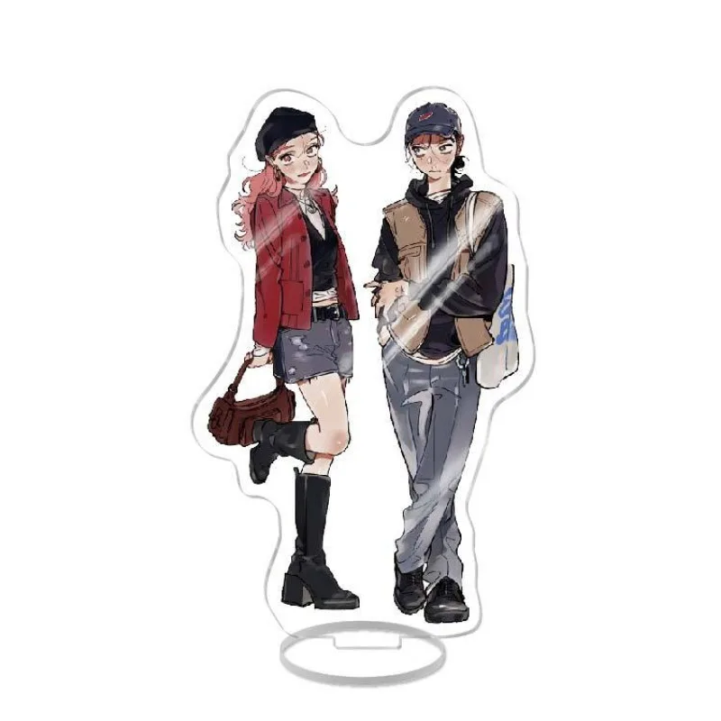 New Anime The Guy She Was Interested in Wasn\'t A Guy At All Acrylic Stand Tgswiiwagaa Mitsuaya Figure Display Collection Decor