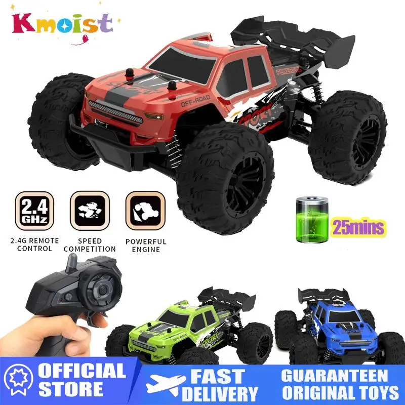 Q220 RC 자동차 고속 벨트 라이트 2.4G 리모컨 레이싱 차량 트럭 20KM/H 오프로드 클라이밍 RC 장난감 소년 어린이 선물