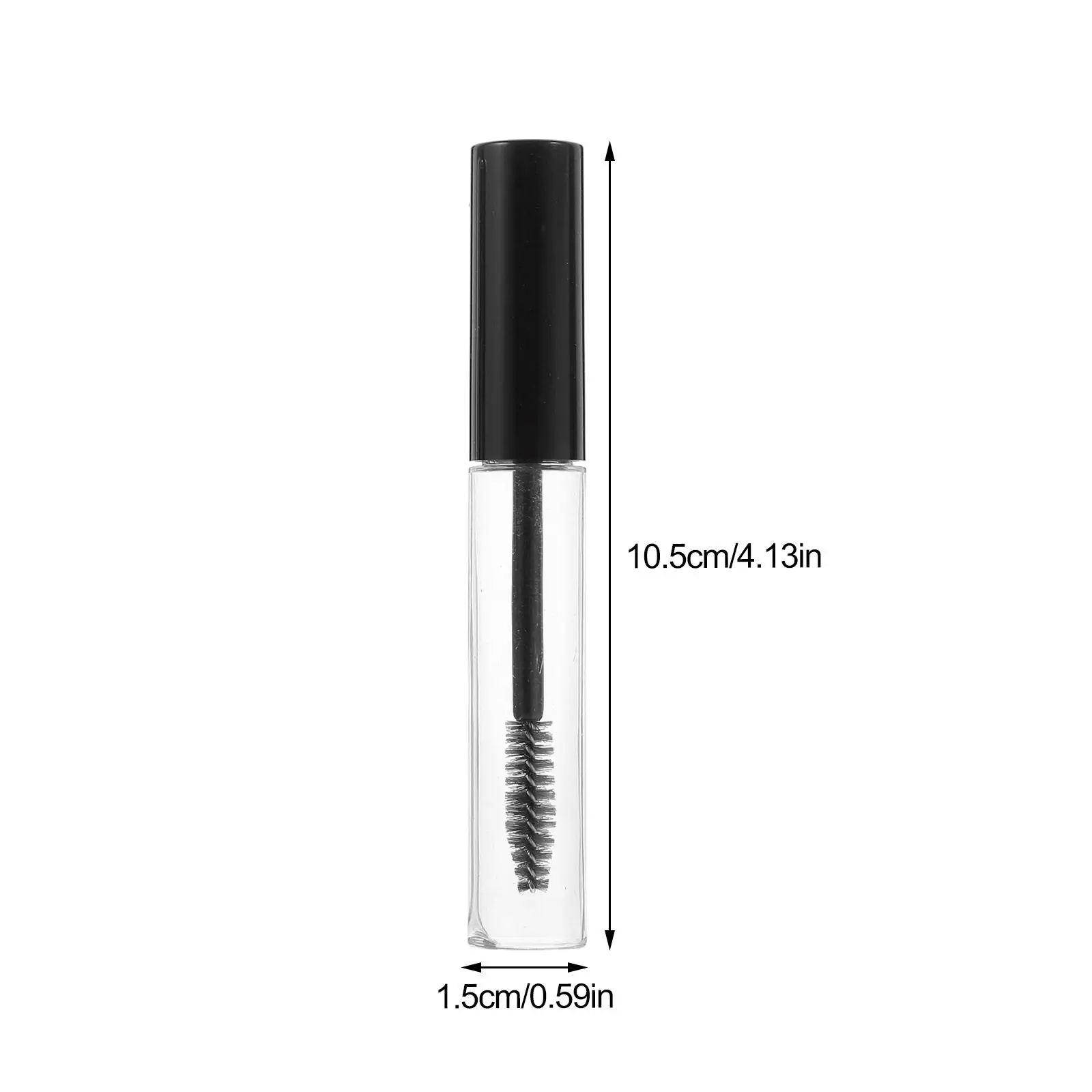 2 Set di Tubetti Ricaricabili da 10ml per Lucidalabbra, Kit di Flaconi Vuoti Trasparenti per Mascara, Contenitori Portatili per Crema Ciglia, Formato da Viaggio