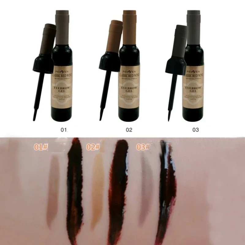 3 colori Peel Off Sopracciglio Strappo Gel per sopracciglia Tinta per tatuaggio permanente Tintura impermeabile a lunga durata Crema per sopracciglia Make Up Cosmetici