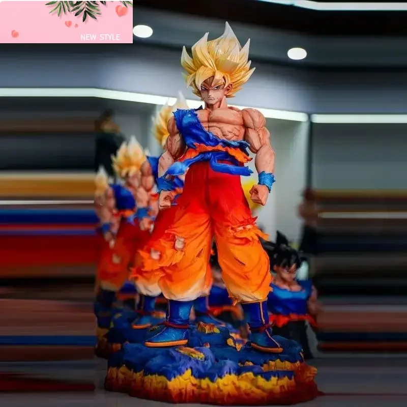 

Dragon Ball Goku Anime Figure Super Saiyan Series 35cm Son Goku Figurine Action Model PVC Collection Ornament Birthday Gifts
