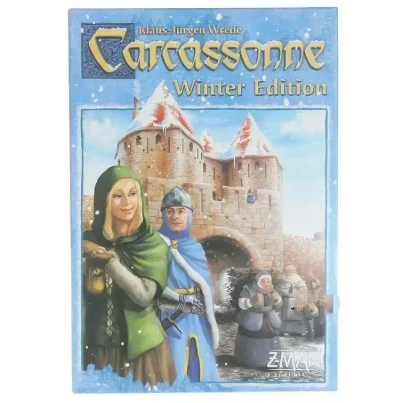 Carcassonne Winter Edition Board Game 2-5 Players For Family/Party/Gift Best Gift Funny Tile-placement Game