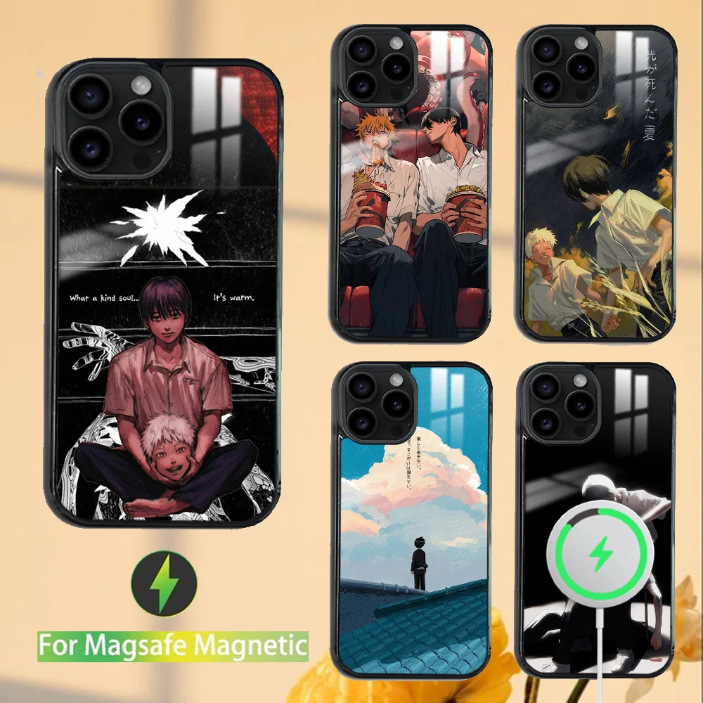 Anime The S-summer H-hikaru died Phone Case For iPhone 16 15 14 13 12 11 PRO MAX PLUS Mini Magnetic wireless mirror phone case