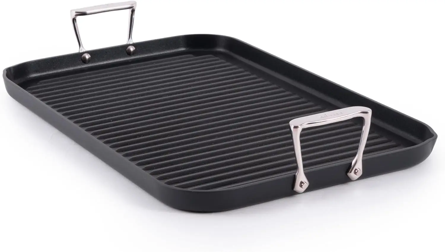 13 x 20 Inch Nonstick Grill Pan for Double Burners, Large Two-Burner Grilling Pan