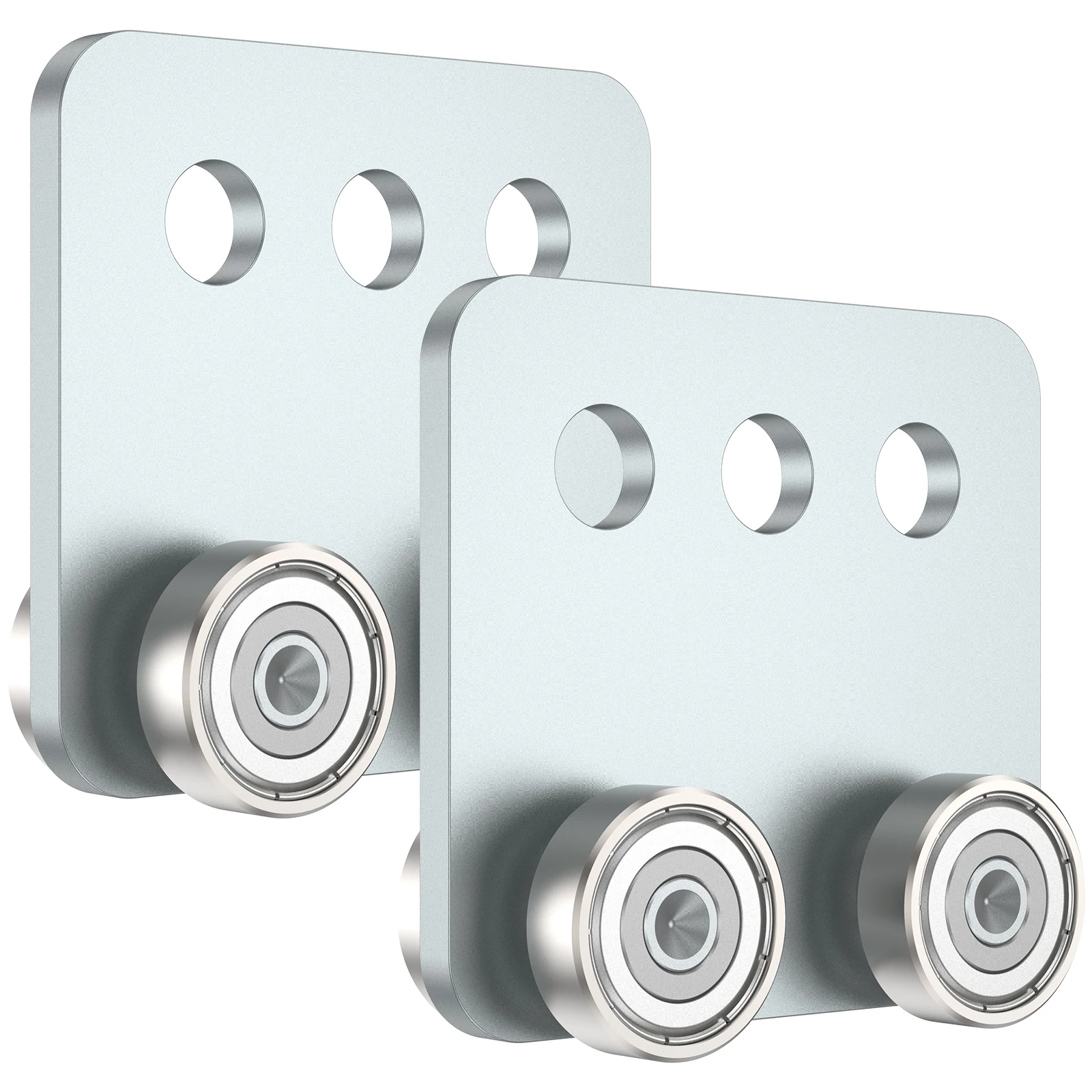 Conjunto de Rolos de Montagem do Carrinho Porta Deslizante Silenciosa Alta Carga-rolamento Porta Trilho Rolamentos Pcs