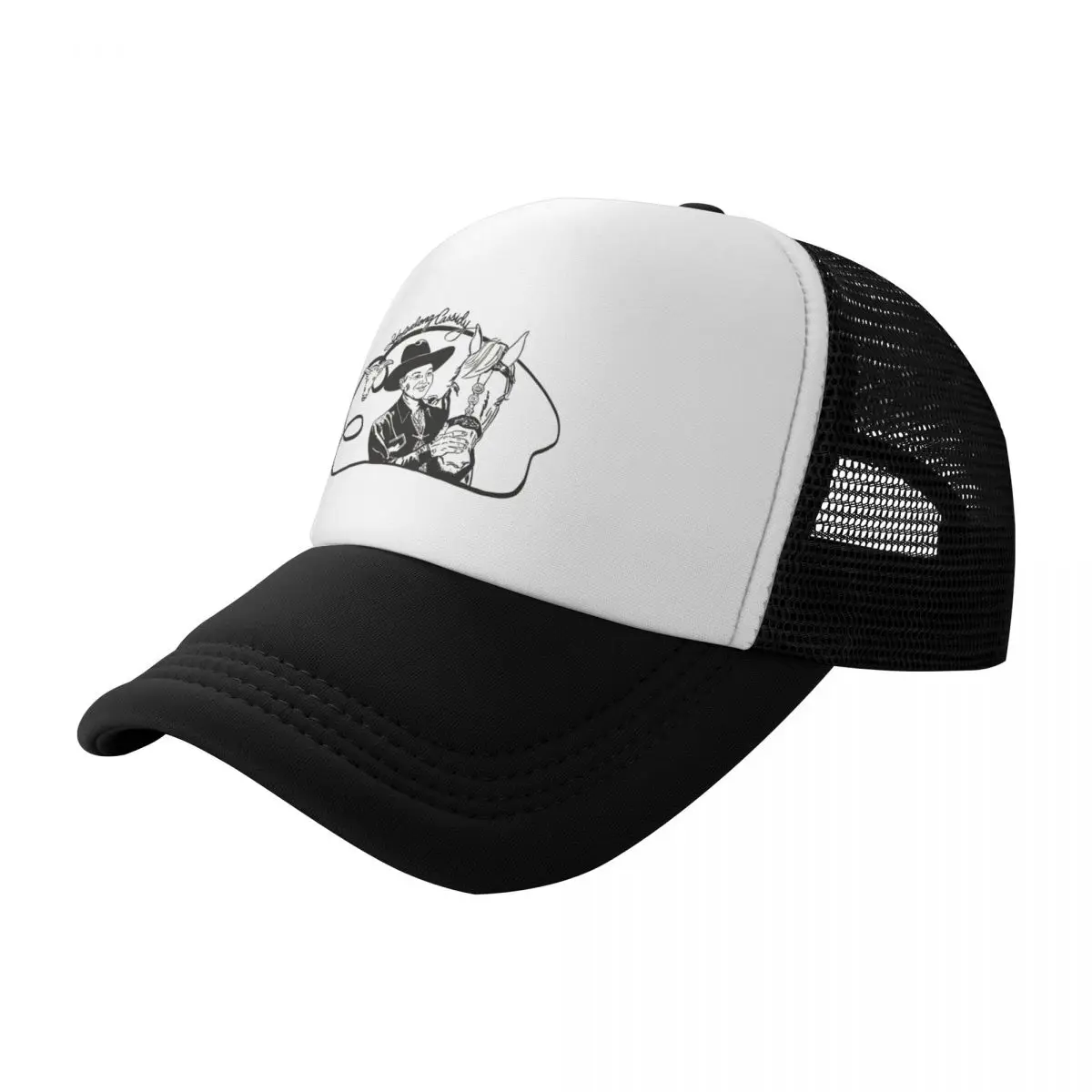 

Retro Vintage Hopalong Cassidy logo design Baseball Cap winter hats for men Beach Bag Christmas Hat Golf Wear Men Women's