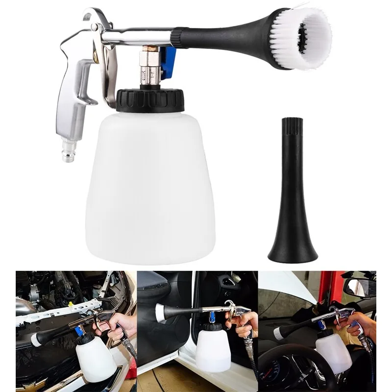 Car Interior Cleaning Gun Bottle Car Washing Gun Car Cleaning Sprayer High Pressure Wash Blaster Car Maintenance Parts