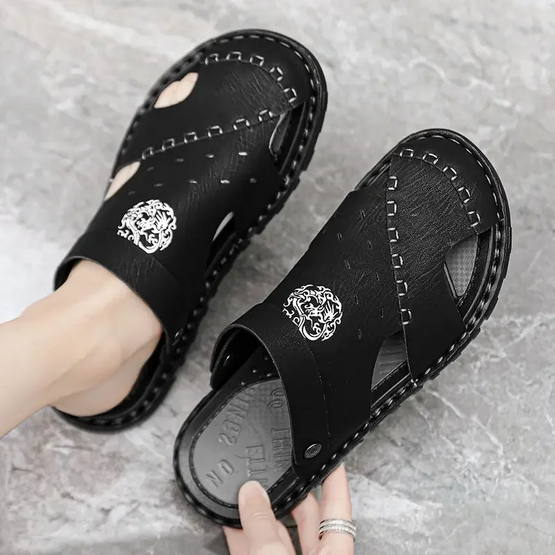 

ShoesBeach Hole Тапочки на плоской подошве для мужчин Резиновые трендовые 2023 Y2k Летняя распродажа Дизайнерские роскошные элегантные тапочки Оригинальные мужские сандалии