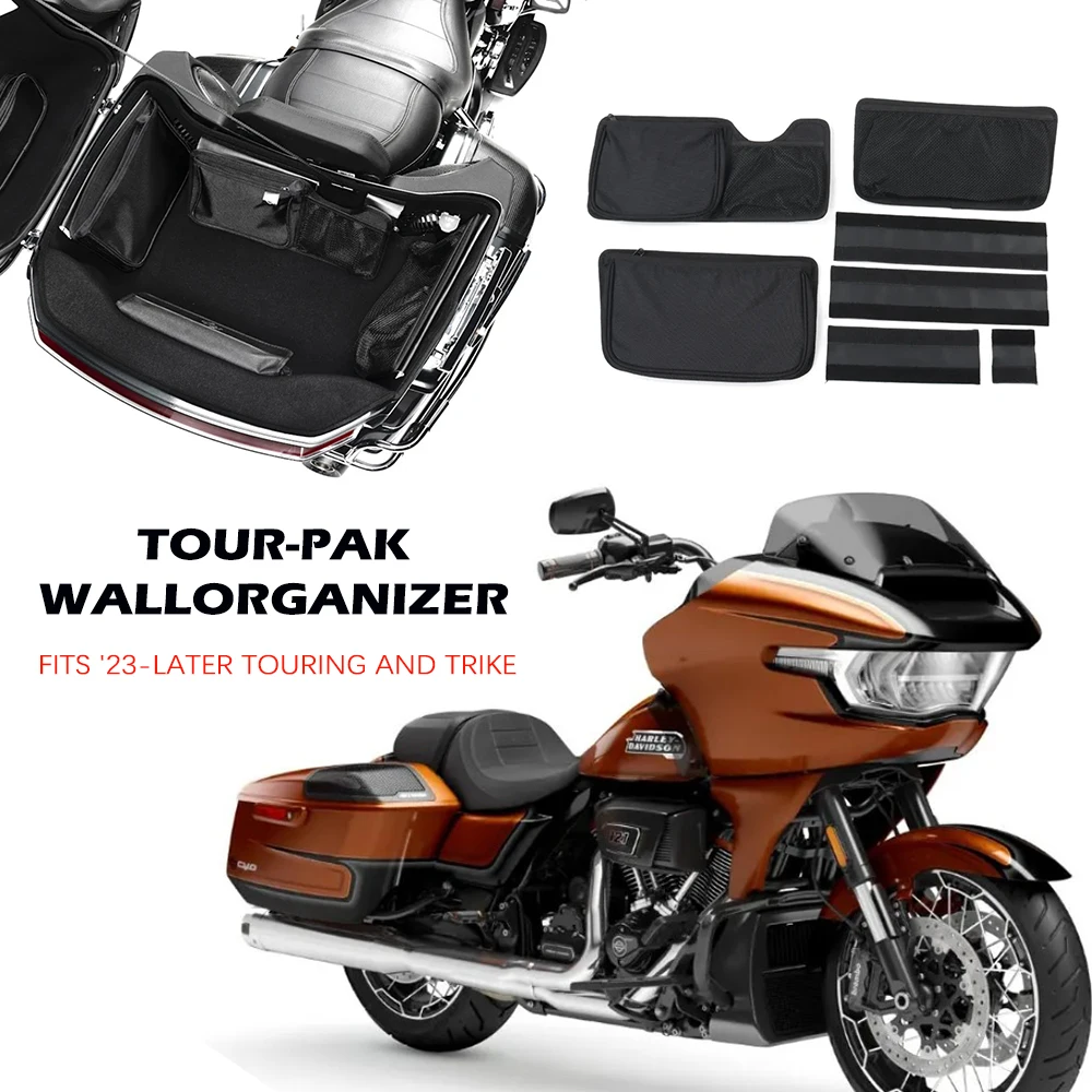 

Новые аксессуары: Вкладыш-органайзер для багажника и кофров для Harley Touring Street Glide CVO FLHXSE, CVO Road Glide FLTRXSE 2023-2025