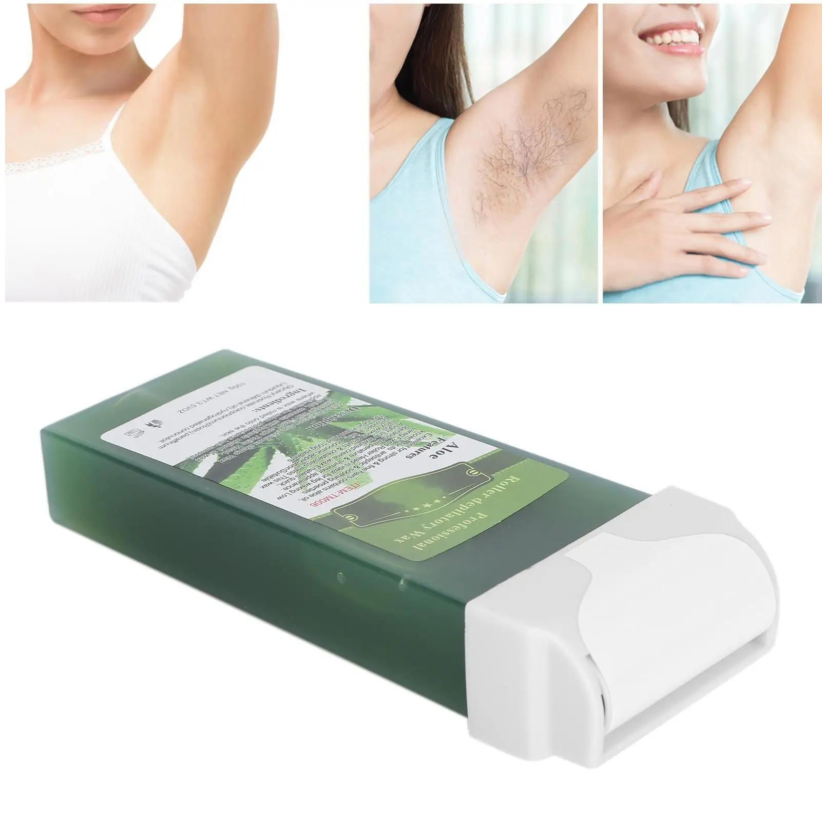 100 جرام لفة على الشمع لإزالة الشعر الجسم الساق الصدر الذراع بيكيني الإبط مزيل الشعر الشمع الأسطوانة لنزع الشعر الجلد الناعم #3