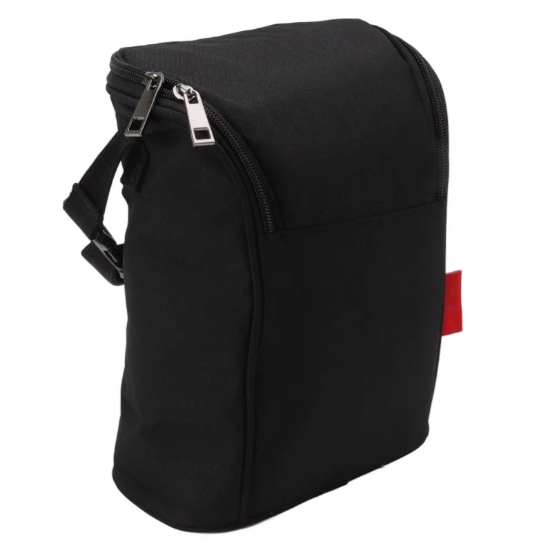 

Baby Bottle Thermal Bag Bottle Storage Bag Waterproof Nylon Insulation Tote Pouch For Outdoor Black
