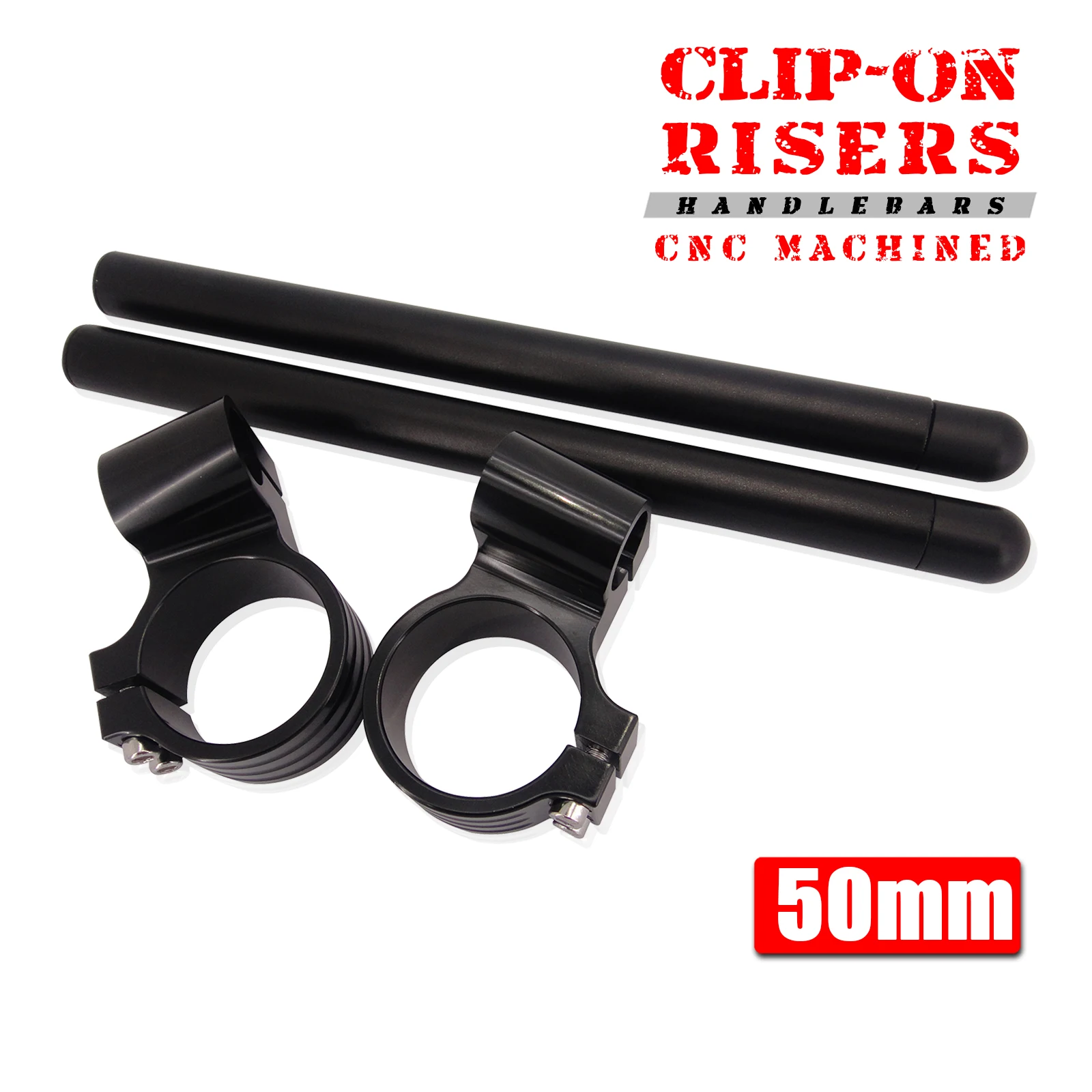 For 1998-2003 Suzuki TL1000R Clip-On Handlebar 50mm Fork Clip Ons Bar for Suzuki TL1000S 1997-1999 Hayabusa GSXR1300 1999-2014