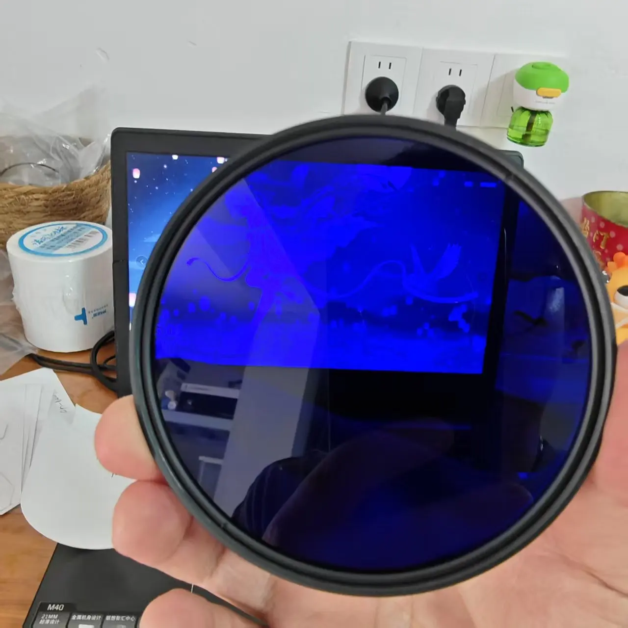 Geef 300 nm tot 500 nm blauwe lichten IR Cut optisch filterglas QB29 voor lasfotografie