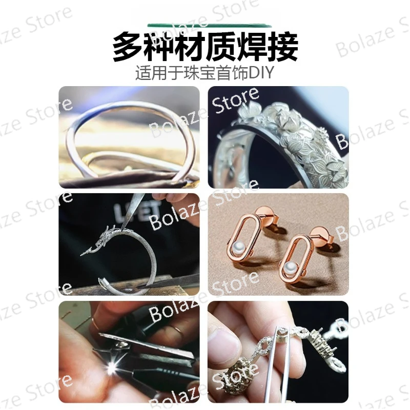 Fully Automatic Spot Welding Machine for Jewelry, Touch Welding Machine for Silver Jewelry, Rings, Bracelets, Necklaces