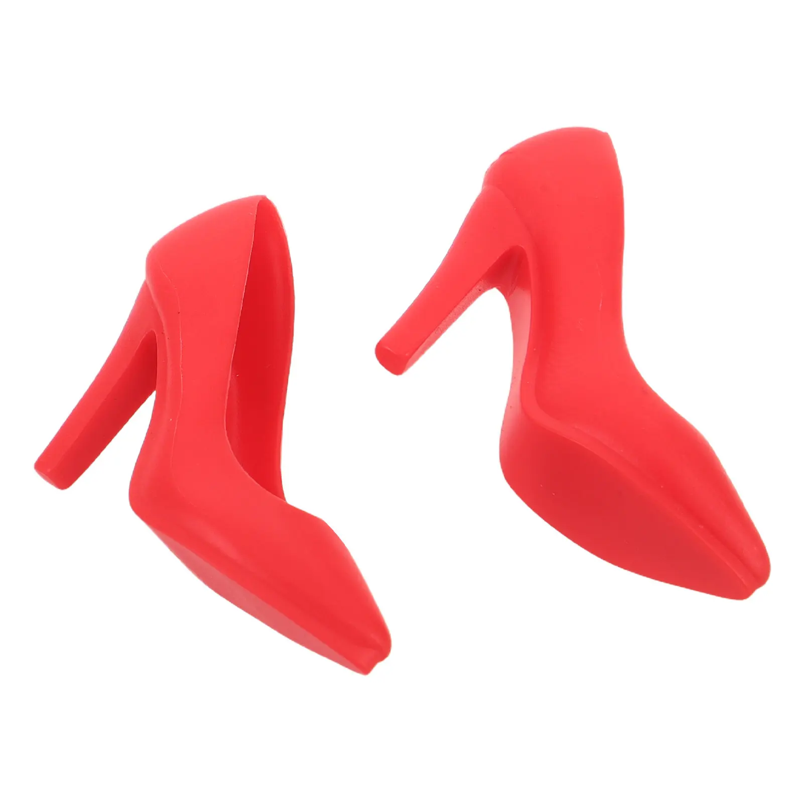 

1 пара 12-дюймовых модных женских туфель на высоком каблуке с закрытым носком для фигурок, обувь для кукол в масштабе 1:6, элегантные сандалии