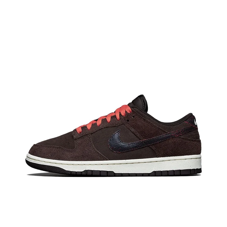 Nike Dunk Skateboard Shoes Men's Low Top Brown DQ8801-200
