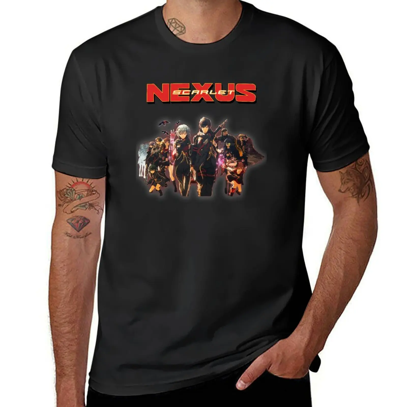 Scarlet Nexus Tshirt - Scarlet Nexus Funny Iphone Case - Kansane Art Hoodies T-Shirt sublime tops mens plain t shirts