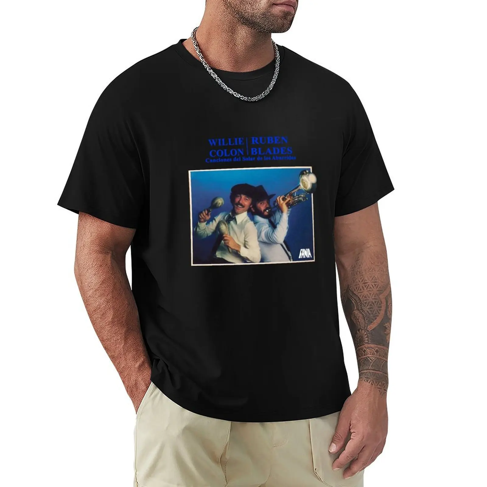 

Willie Colon Ruben Blades Canciones Del Solar De Los Aburridos shirt T-Shirt shirts graphic tee anime shirts men