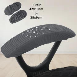 1 Pair Waterproofing Chair Armrest Cover Elastic Slipcover Dustproof Chair Elbow Arm Washable Office Computer Chair Arm Covers