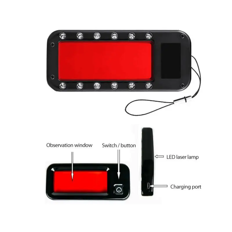 Detector de Câmera Pinhole Invisível, Anti-Monitoramento, Anti Interferência, Detector Infravermelho, Detecção de Digitalização, Prático