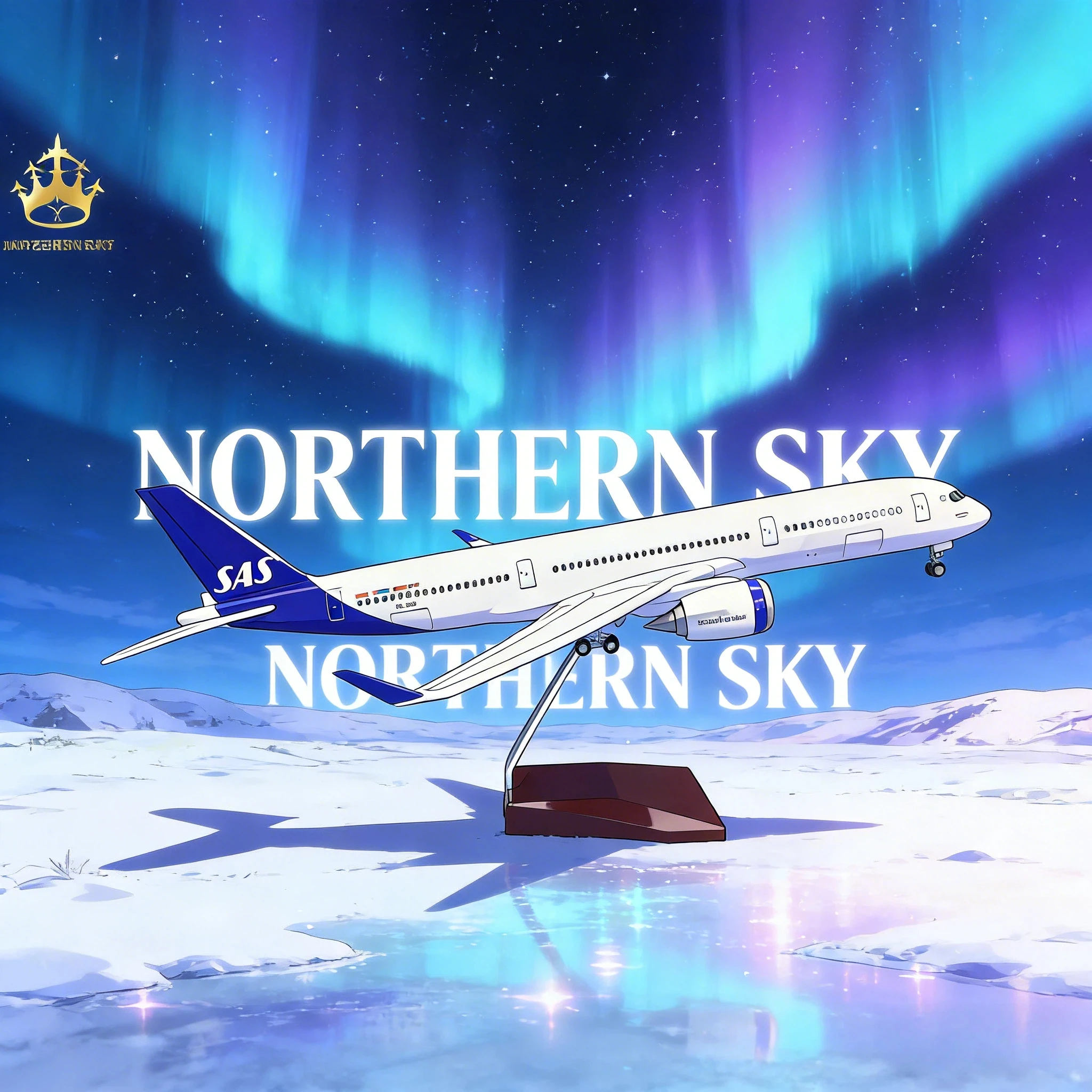 

Scandinavian Airlines SAS Airbus A350 Airplane Model With LED Lights And Wheels Static Simulation Ornament For Aviation Fans