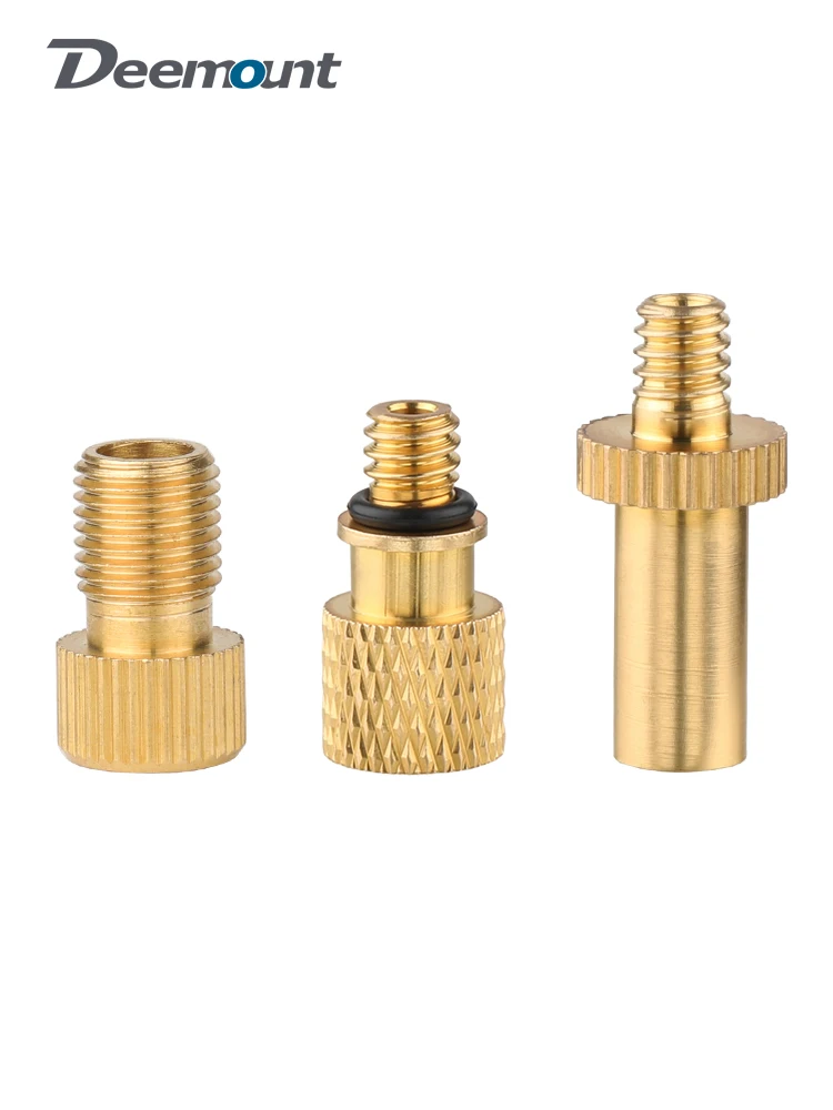 AliExpress DEEMOUNT Bicycle Inflation Connector Presta to Schrader Dunlop Nozzle 12V1 For Large Core Large Engineering Vehicle Tire Valve Adapter