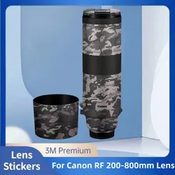 For Canon RF 200-800mm F6.3-9 IS USM Decal Skin Camera Lens Sticker Vinyl Wrap Film Protector Coat RF200-800 200-800 6.3-9