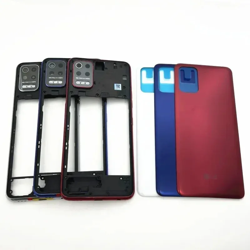 

housing Cover For LG K52 LMK520 K62 K62 Plus LMK525 Rear Housing Back Case with Middle Frame Repair Parts