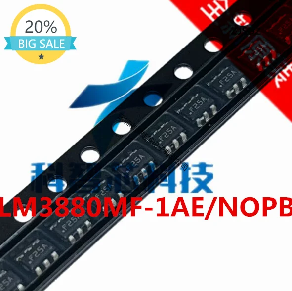 Piezas/LOTE LM3880MFE-1AE LM3880MF-1AE, LM3880MFE, LM3880MFX, LM3880MF, LM3880, F25A, SOT-23-6, 100% nuevo y original, 1 LM3880MFX-1AE/LOTE