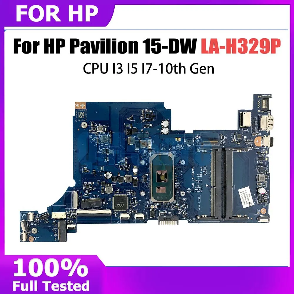 

FPI50 LA-H329P Mainboard For HP 15-DW Laptop Motherboard I3-1005G1 I5-1035G1 I7-1065G7 CPU L86470-601 L86465-601 L87541-601