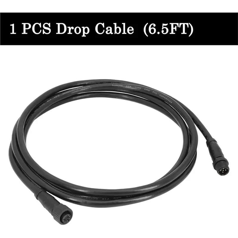 N2K Network Cables Drop Cables Single Tees Kits NMEA 2000 Starter Kit For Lowrance Simrad Garmin Device Backbones