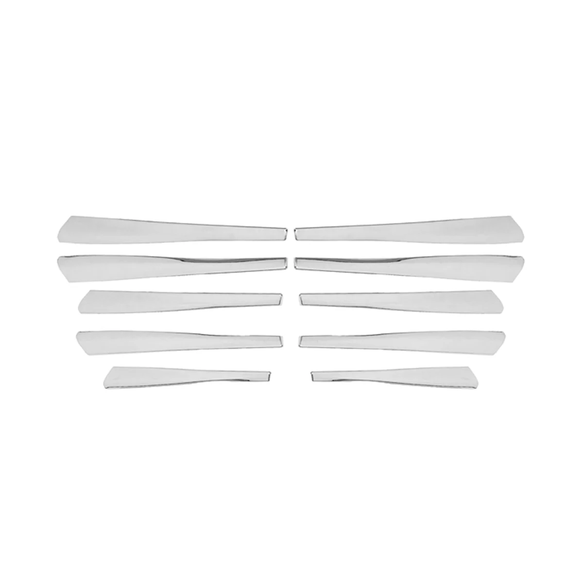 

For Voxy R80 2014-2018 Car Front Bumper Trim Protector Strip Fog Lamp Fog Light Garnish Strip Chrome