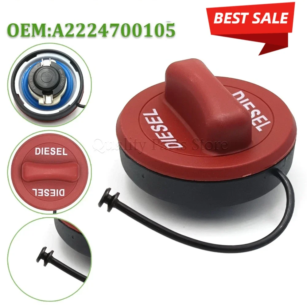 

For Mercedes-Benz W176 W117 X156 W205 W213 2009-2017 1PC Car Fuel Gas Tank Cap Line Wire Filler Cap Cover A2224700105 2224700105