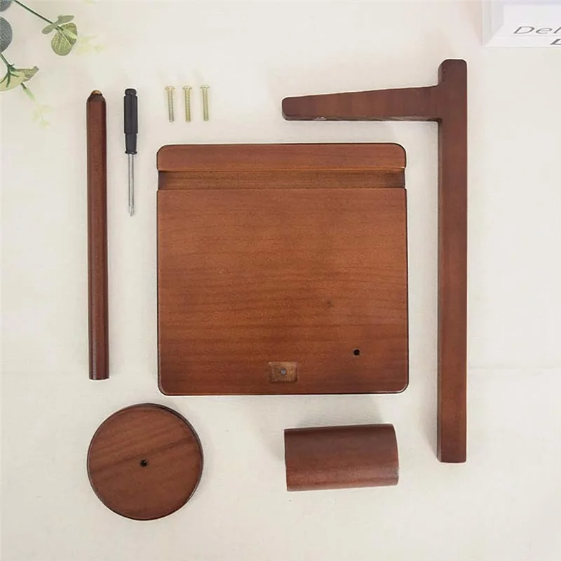 

Деревянная подставка для телефона, деревянная подставка для пряжи с подставкой для телефона, магнитная деревянная стойка для катушки пряжи