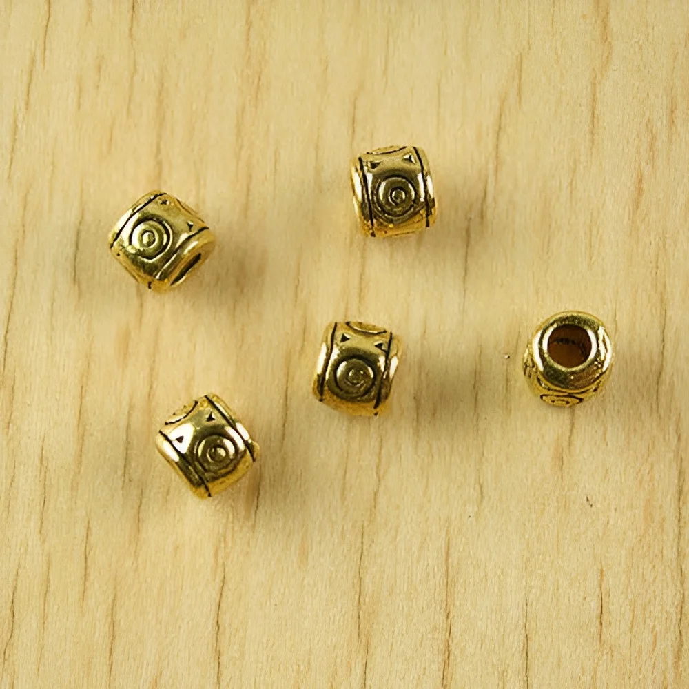 30pcs 6.9x5.9mm hole is 3mm columniform spacer beads h1984