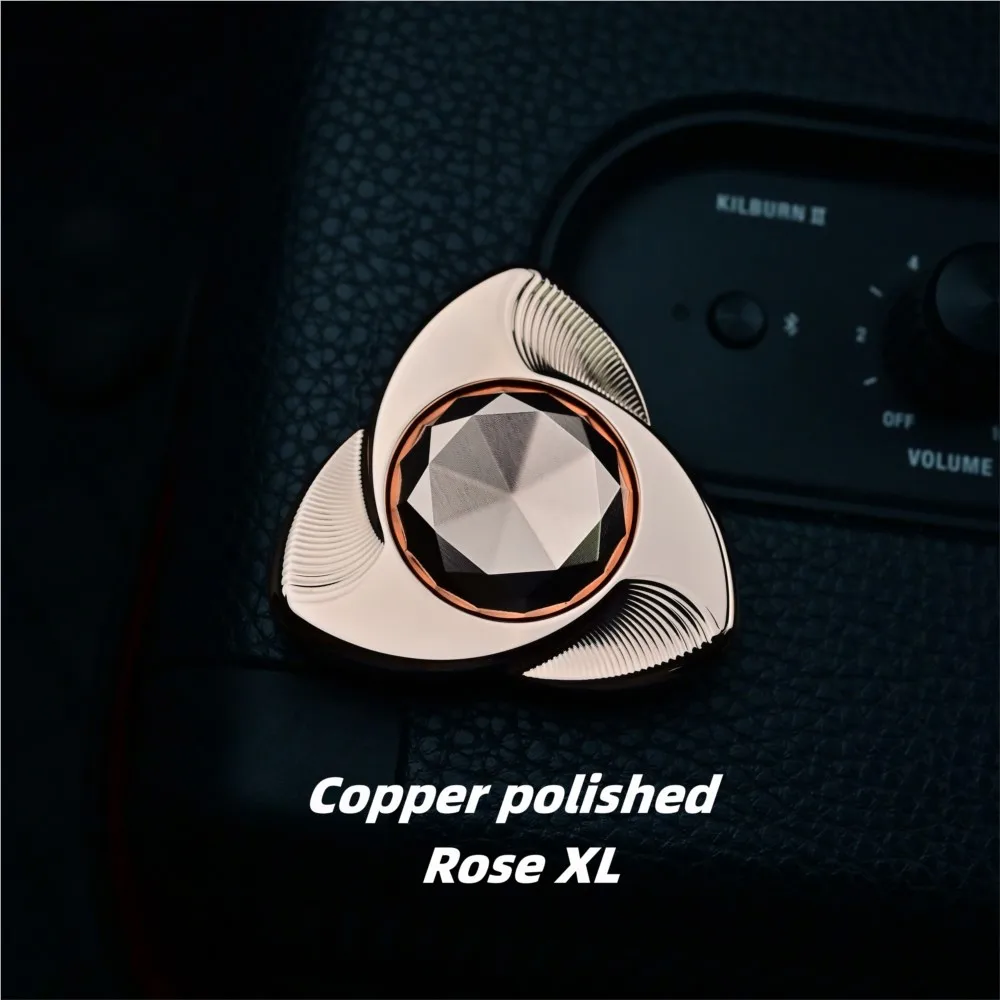 Kinetics Asia Pacifi EDC Rose XL Fidget Spinner Stressabbau-Spielzeug Original Design Angstlinderung Gadgets Fidget Toys Erwachsene