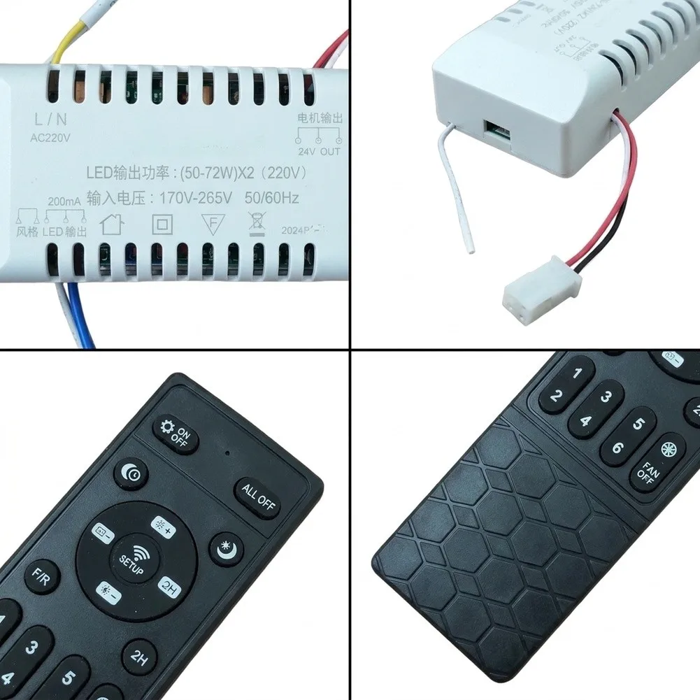 Second Generation Remote Control for LED Oscillating Light with Voice Control and Starry Projection Functionality