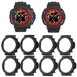 New PC Protective Case Frame Bumper Edge Shell Smart Watch Accessories Screen Protector for Amazfit Active Edge