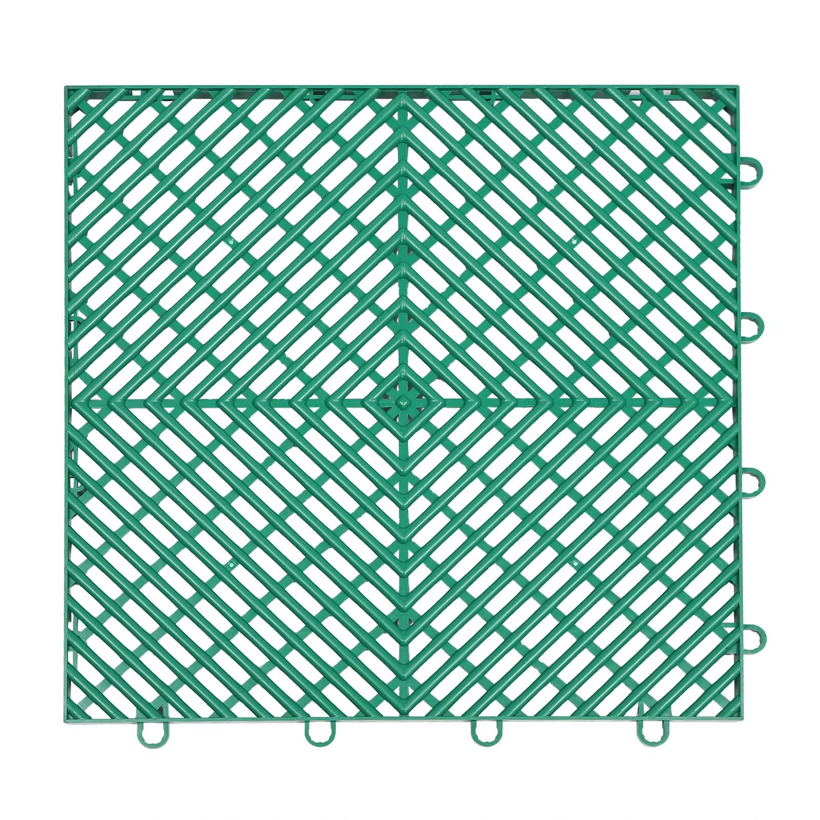 Tiles Interlocking 50PCS Green, Drainage Tiles 12x12x0.5 Inches, Deck Tiles Outdoor Floor Tiles