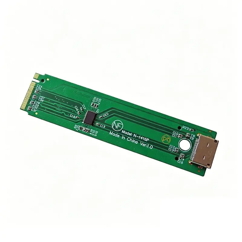 M. 2 Nvme To Oculink SFF-8612 Adapter Card With Redriver Signal Amplification Amplifier For Pcie Nvme M. 2 NGFF SSD
