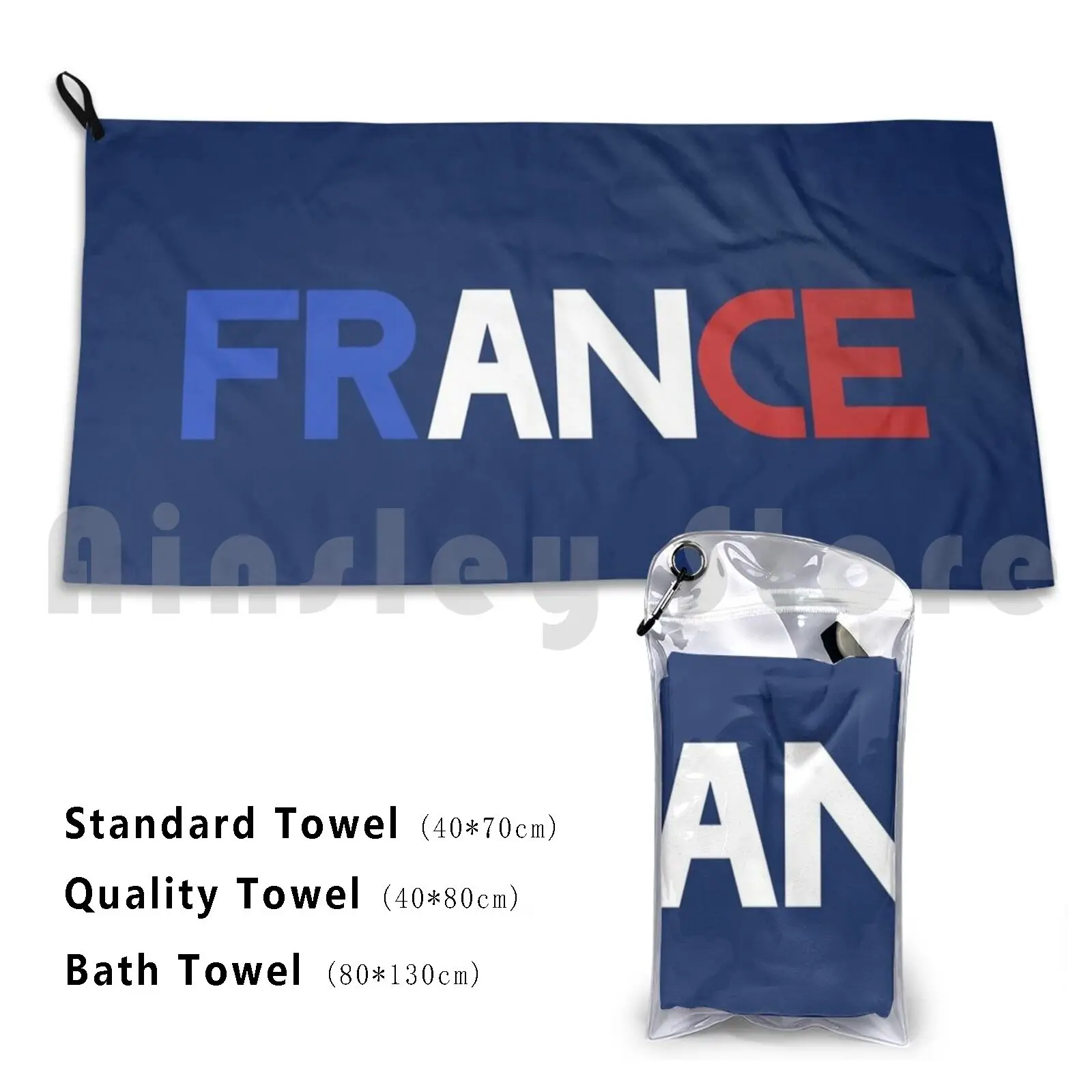 France Custom Towel Bath Towel France Paris Eiffel Tower French Travel Watercolor Cute Eiffel Europe Love