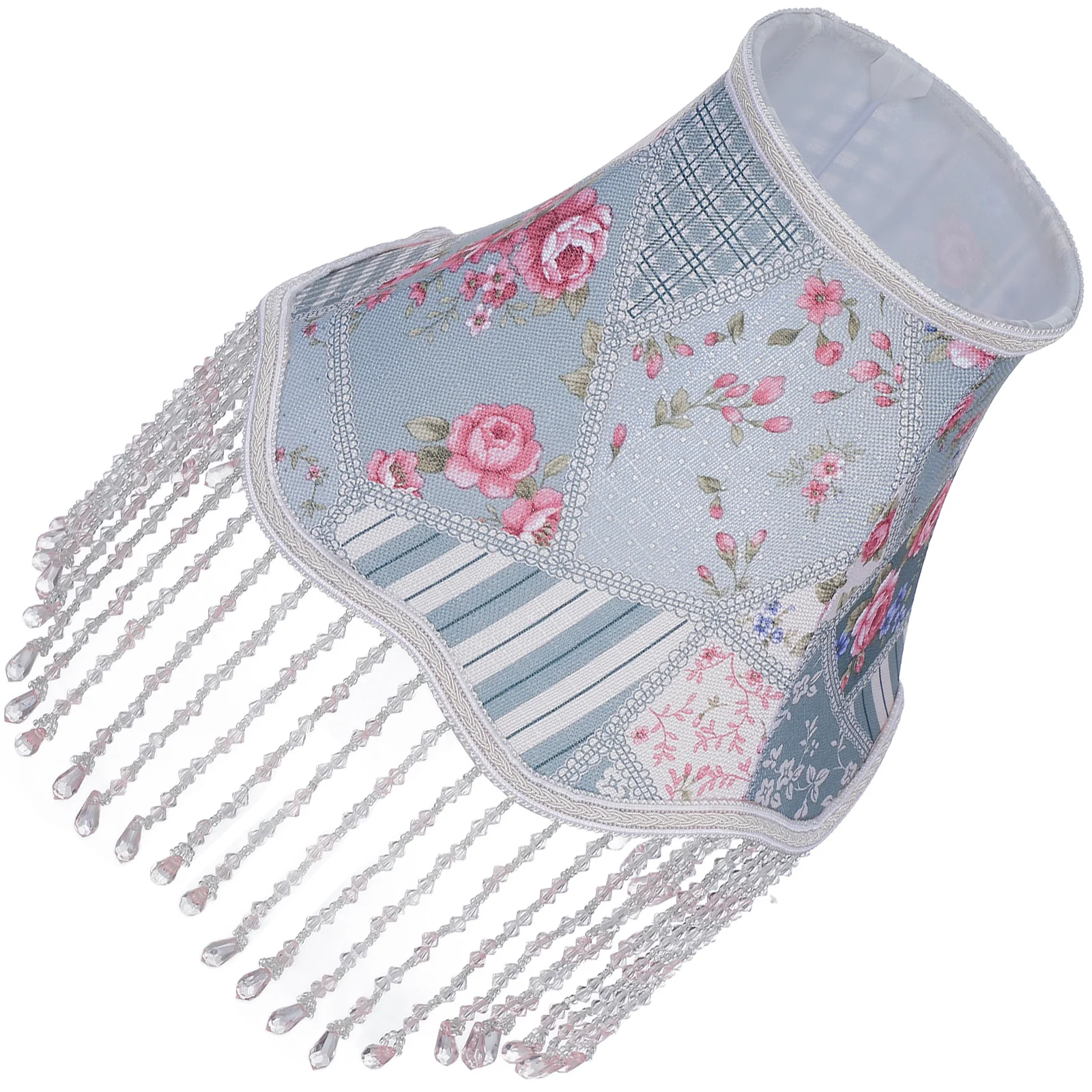 غطاء مصباح أوروبي من القماش، مادة حديد آمنة، خفيفة الوزن، سهلة التركيب لمصباح الجدار المكتبي، أباجورة عتيقة للديكور #1