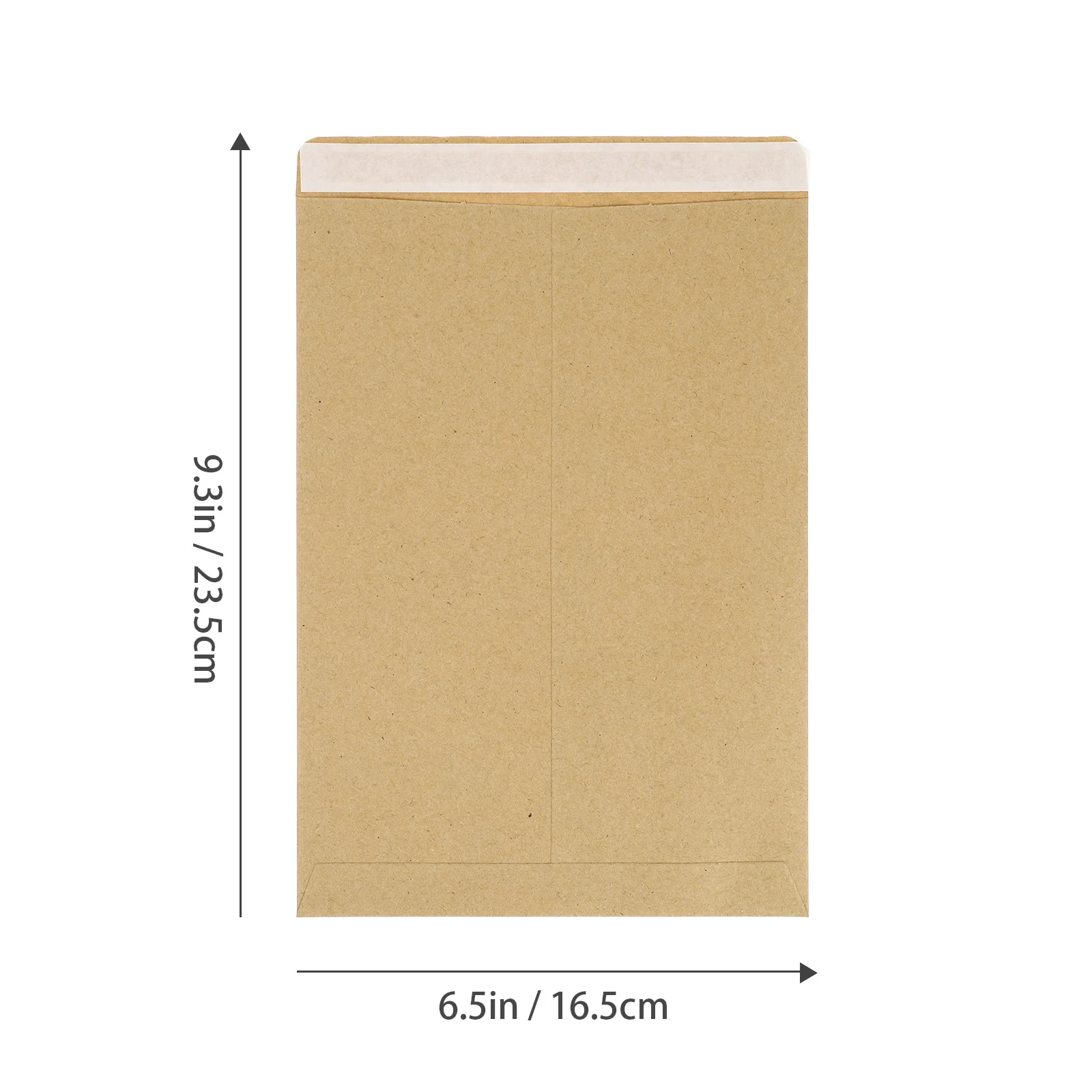 50Pcs Kraft Paper Envelopes Blank Classic Khaki Business Letter Storage Document File Envelope for Wedding Cards