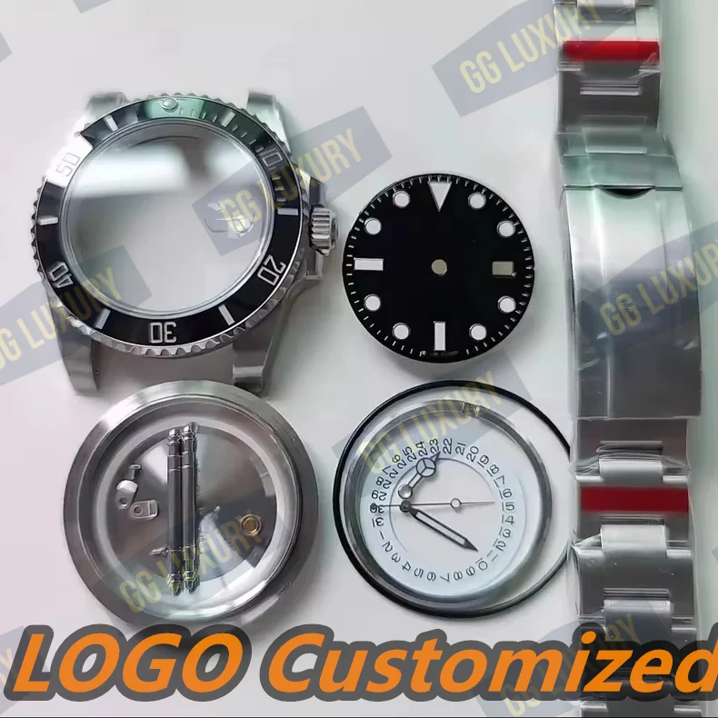 

Комплект корпусов для часов VSF Factory Luxury Watch 40/41 мм Sub 116610/126610, подходит для механизмов 3135/3235, из нержавеющей стали 904L, набор аксессуаров.