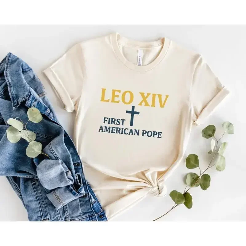 Robert Francis Prevost New Pope T Shirt Leo Xiv Vatican City First America